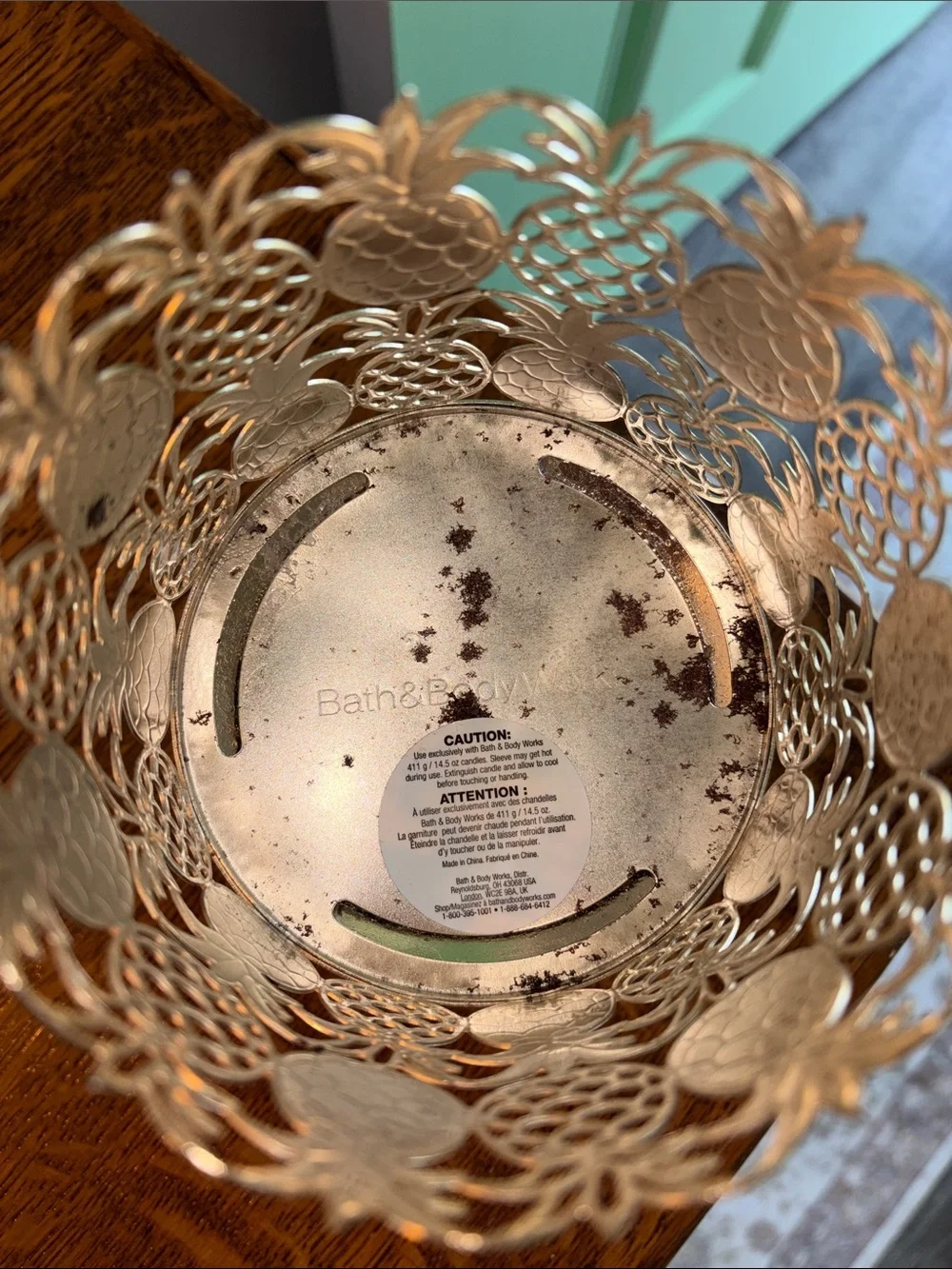 Bath & Body Works Pineapple Candle Holder - Picture 3 of 4